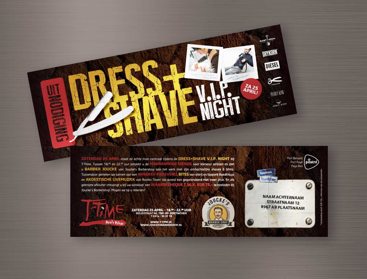 dress + shave v.i.p. night