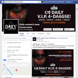 facebook header + post