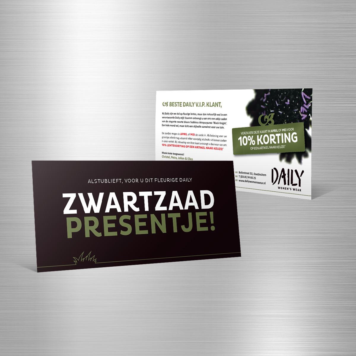 zwartzaad presentje