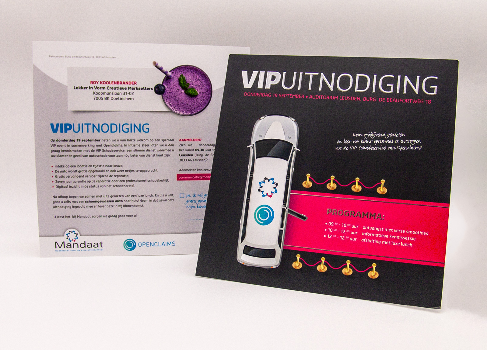 uitnodiging vip event