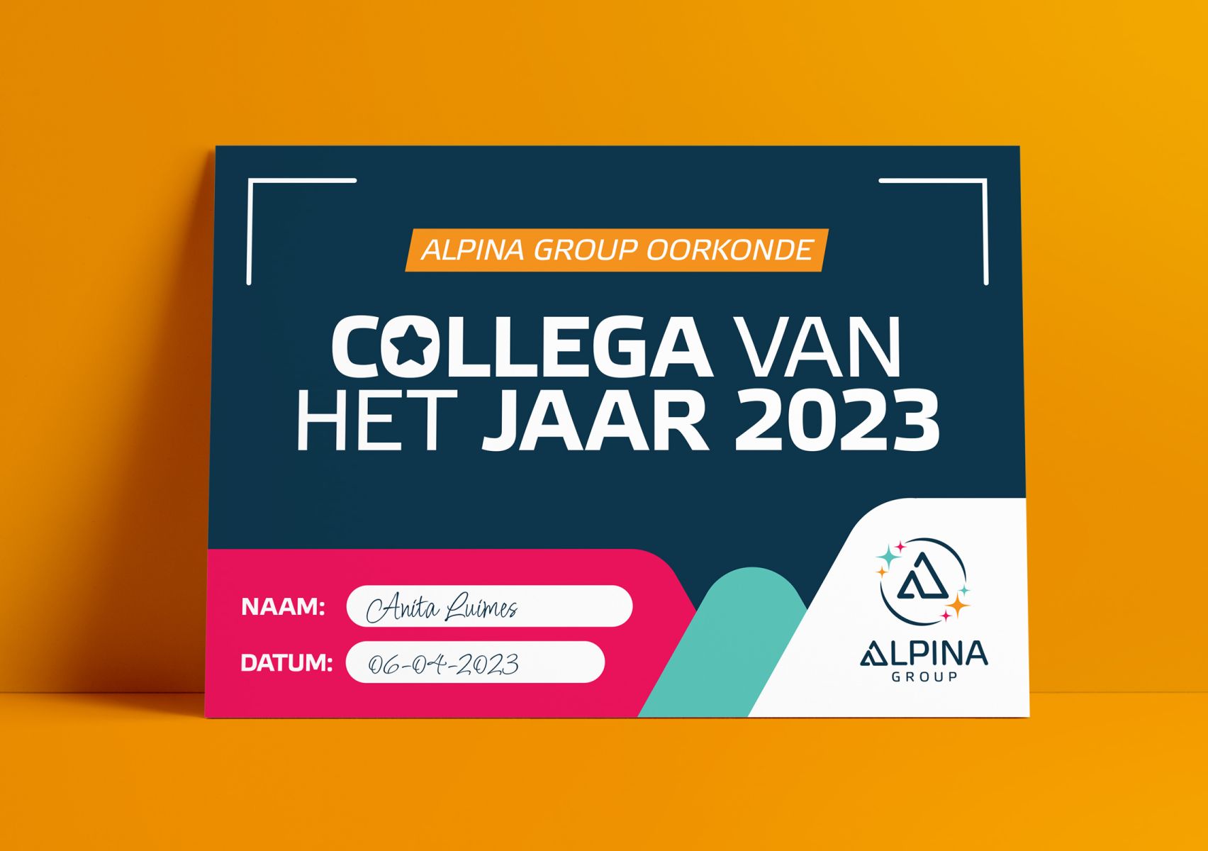 certificaat nationale collegadag