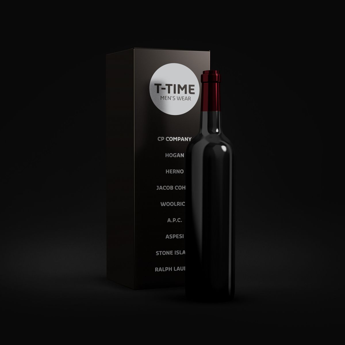 wijnverpakking met logo