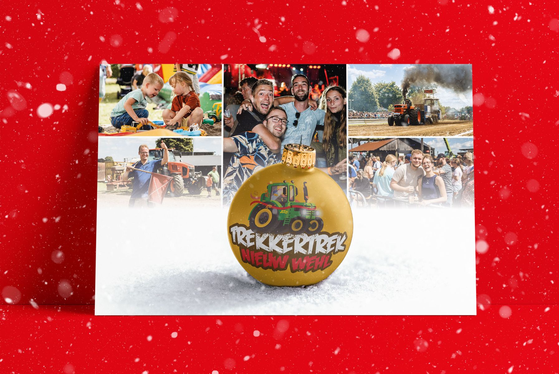 kerstkaart met foto’s