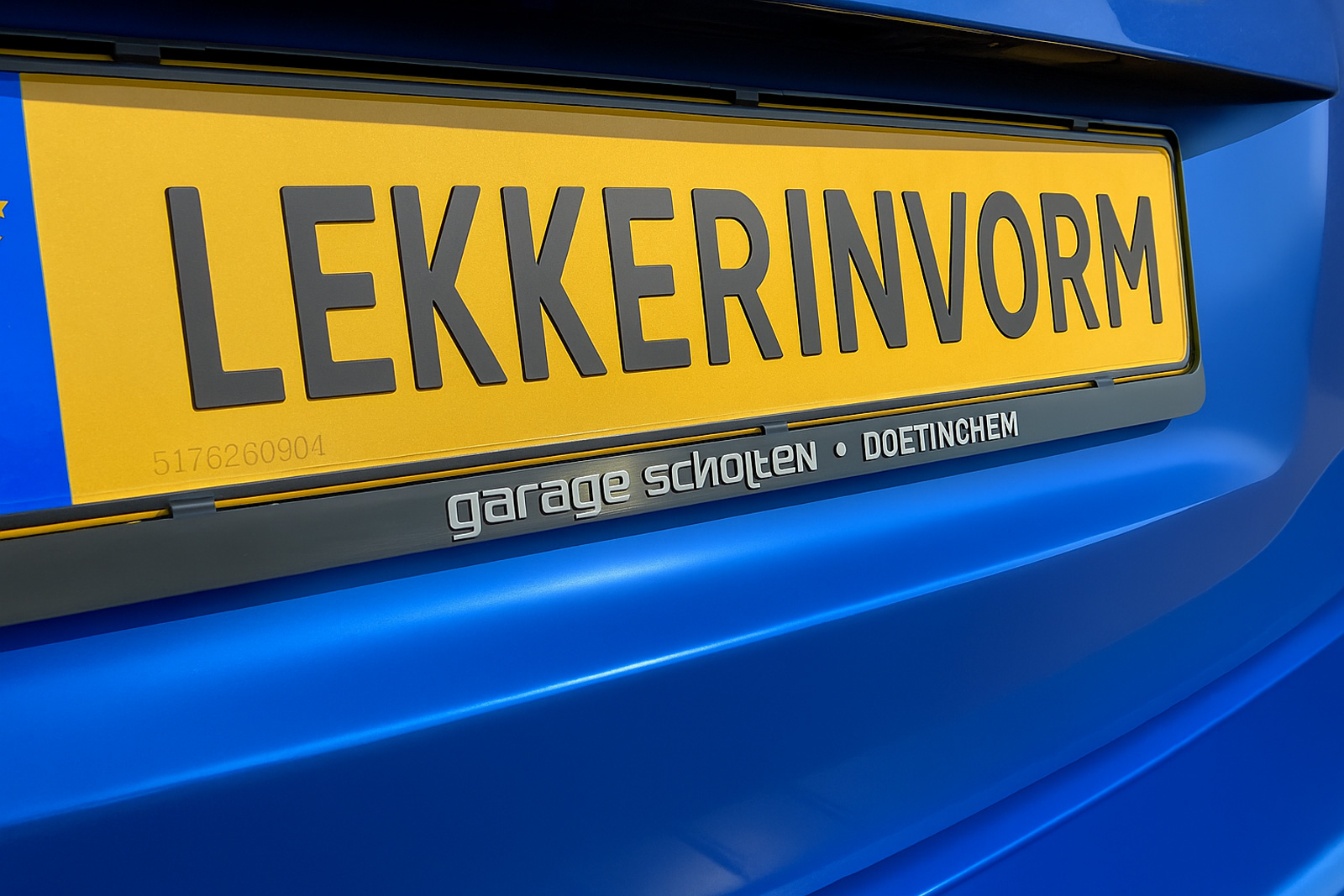 gepersonaliseerde 3d kentekenplaathouder