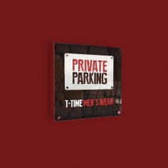 parkeerbord private parking