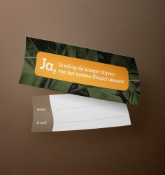 inschrijfkaartje nieuwsbrief